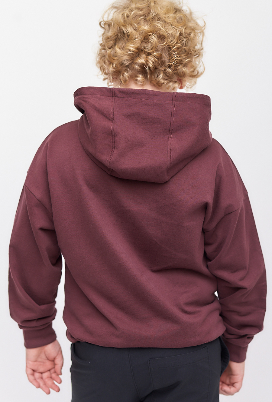 Ciepła nierozpinana bluza z kapturem
