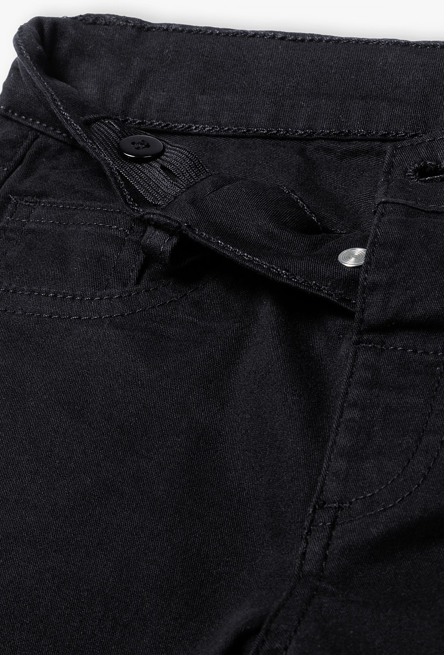 Czarne spodnie slim dla chłopca - Max&Mia