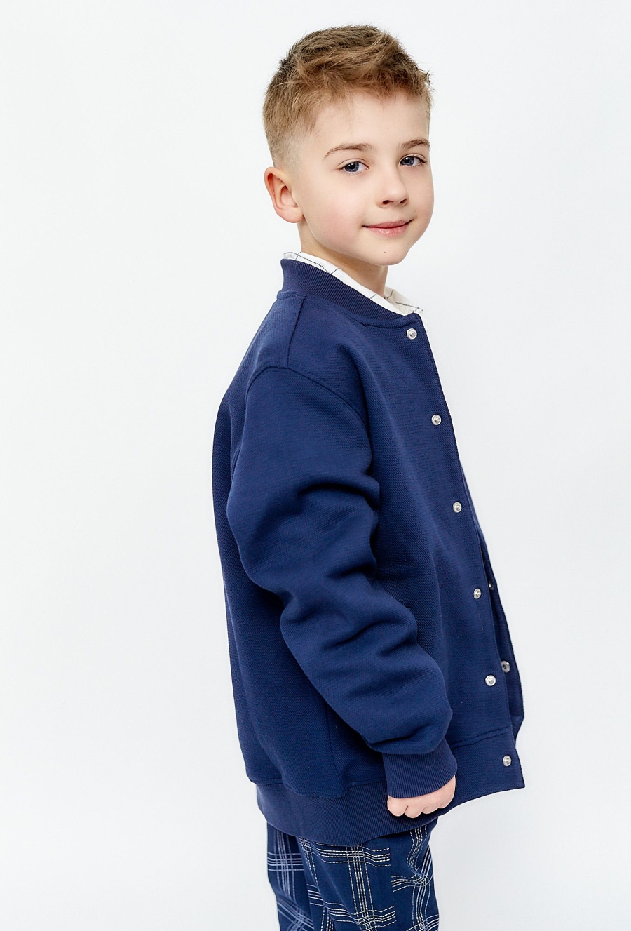 Bluza chłopięca zapinana na napy