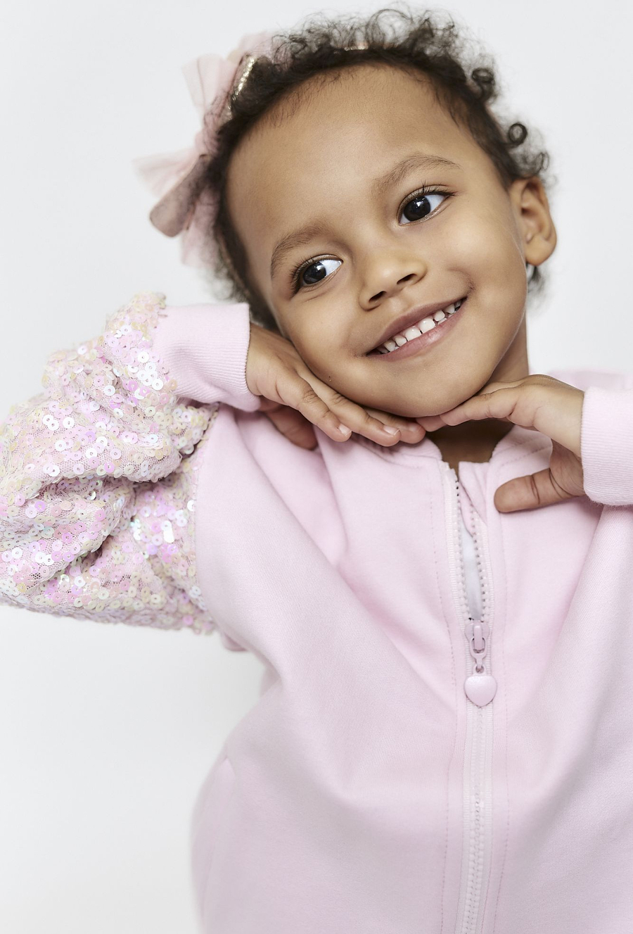 Bluza bomberka z cekinami