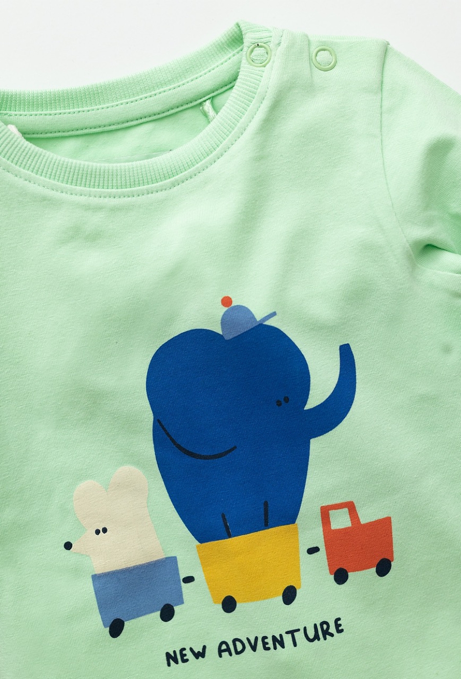 Body niemowlęce chłopięce z nadrukiem. długi rękaw