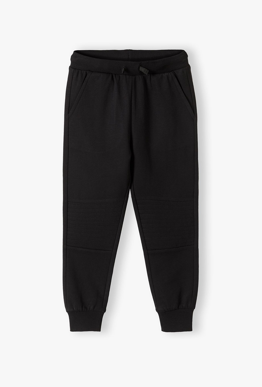 Czarne spodnie dresowe dla chłopca - slim - 510.15.