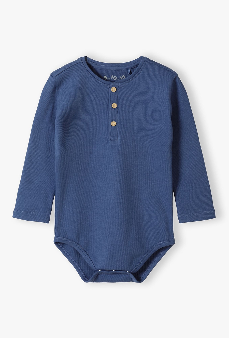 Body w prążki - niebieskie z długim rękawem - 510.15.