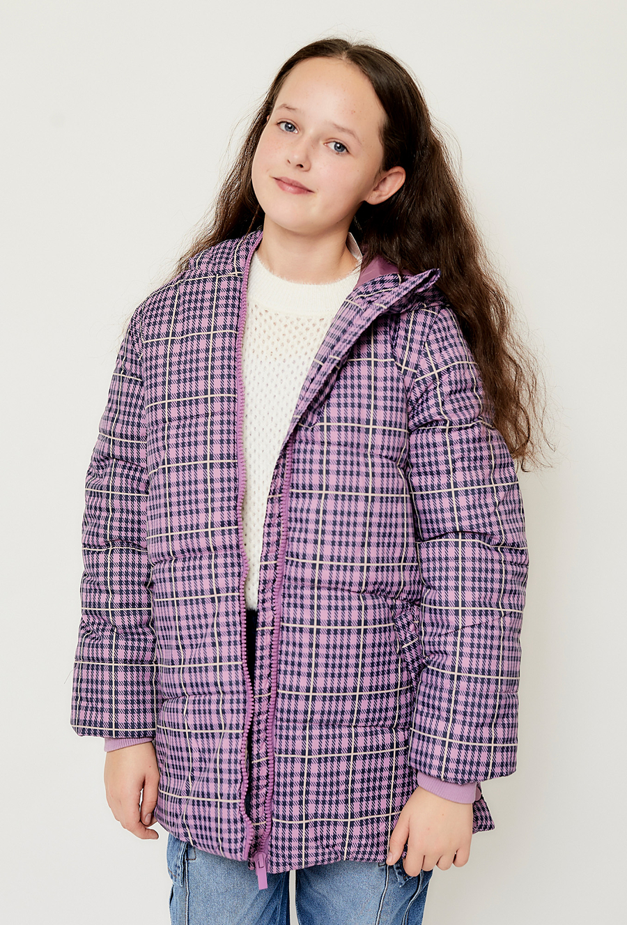 Kurtka ocieplana dla dużej dziewczynki - 510.15.