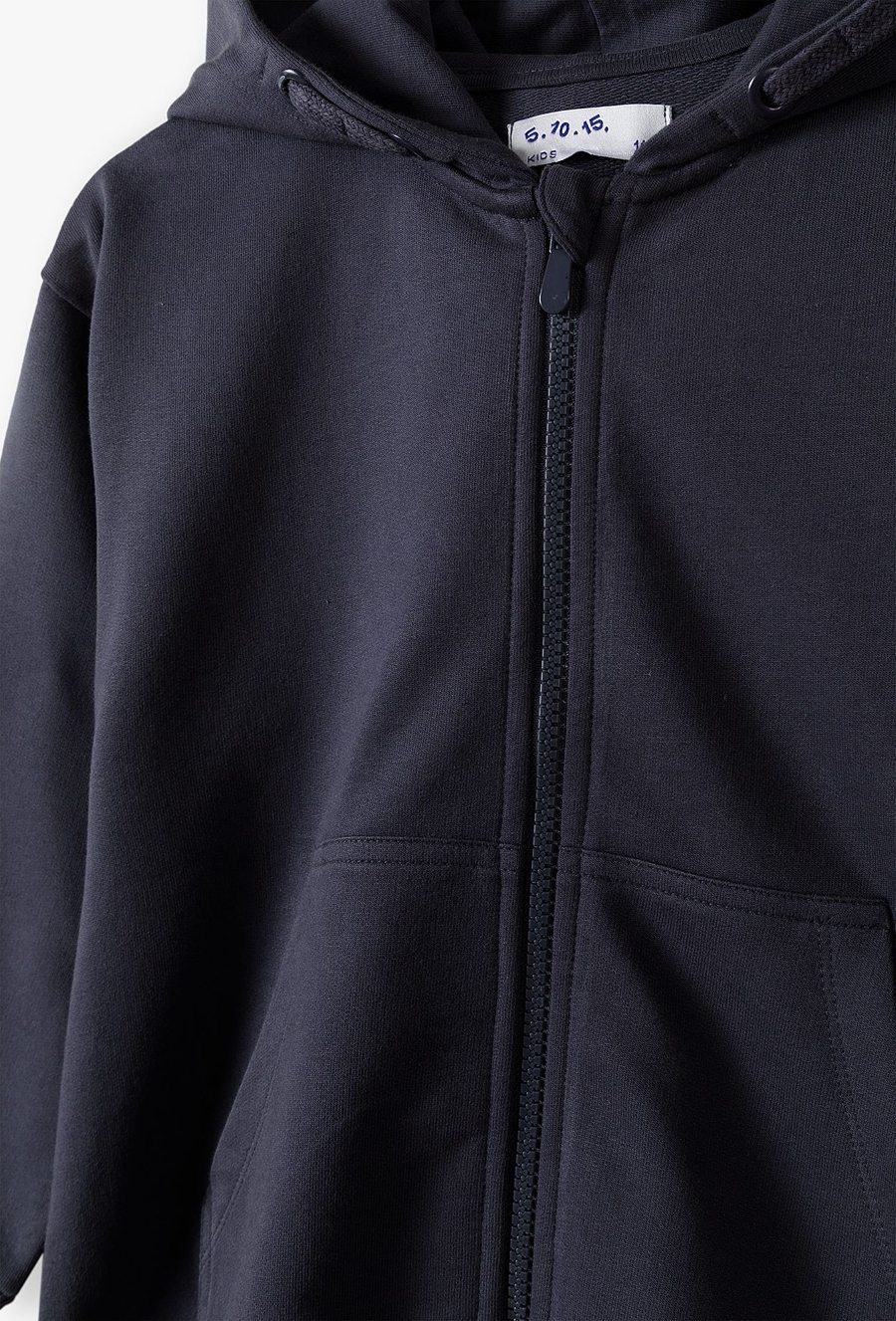 Grafitowa bluza dresowa z kapturem - 510.15.