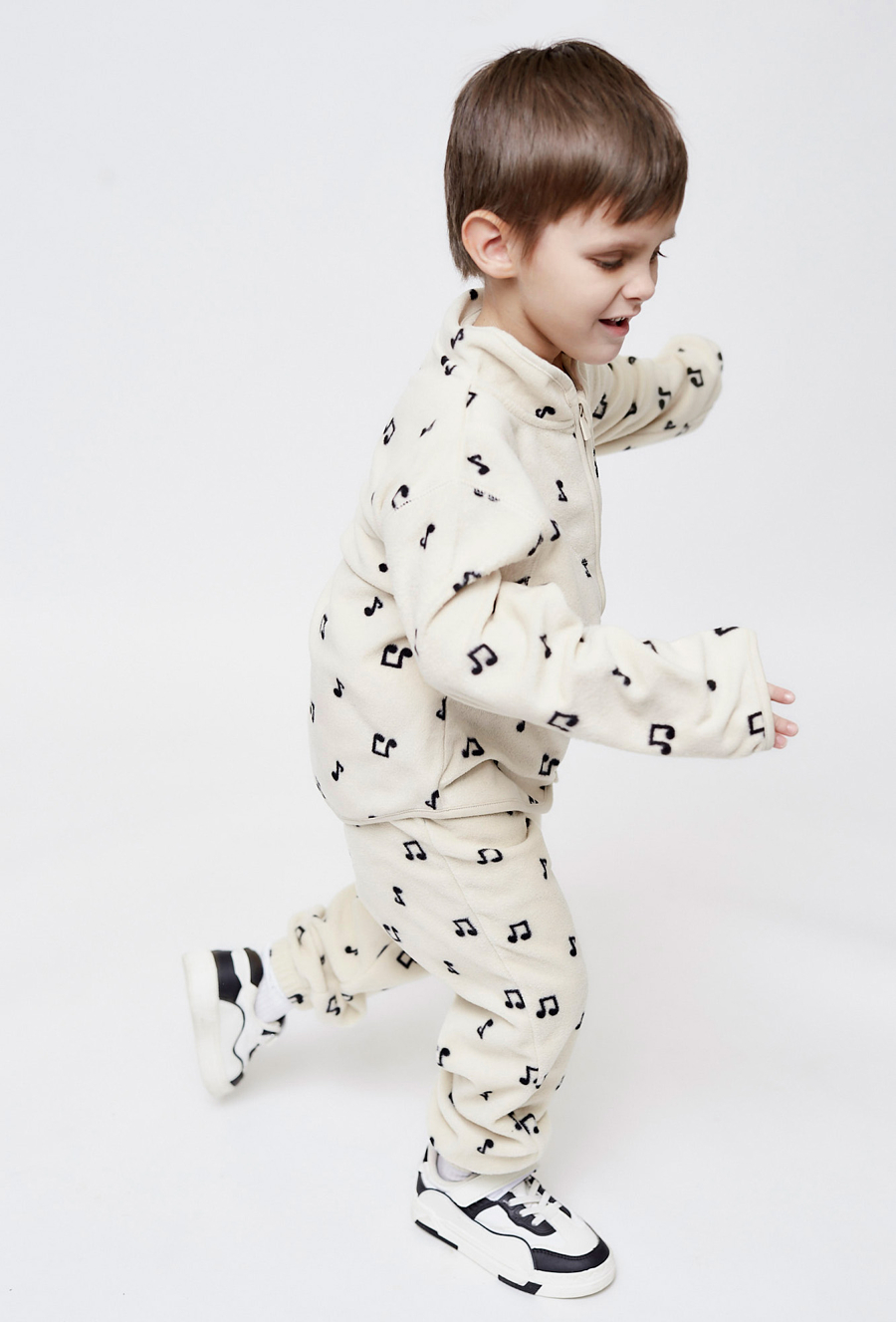 Beżowe polarowe spodnie dresowe - 5.10.15.