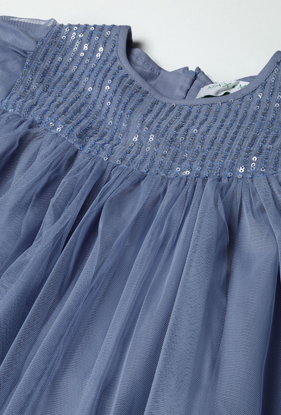 Elegancka tiulowa sukienka dla dziewczynki - 510.15.