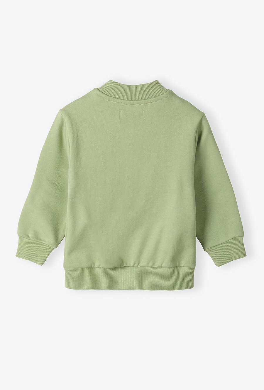 Zielona bluza rozpinana z kapturem dla niemowlaka - 510.15.
