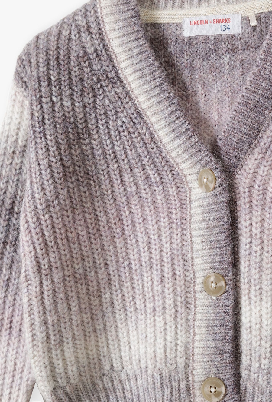 Rozpinany sweter dziewczęcy