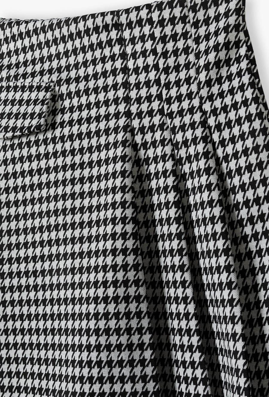 Elegancka plisowana spódnica dziewczęca w pepitkę