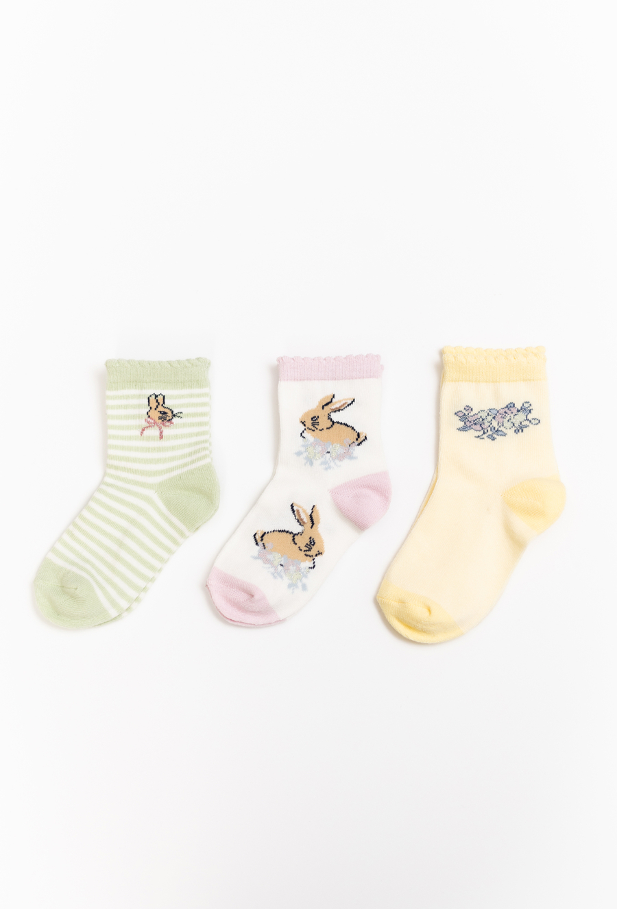 Skarpetki dziewczęce – 3-pak