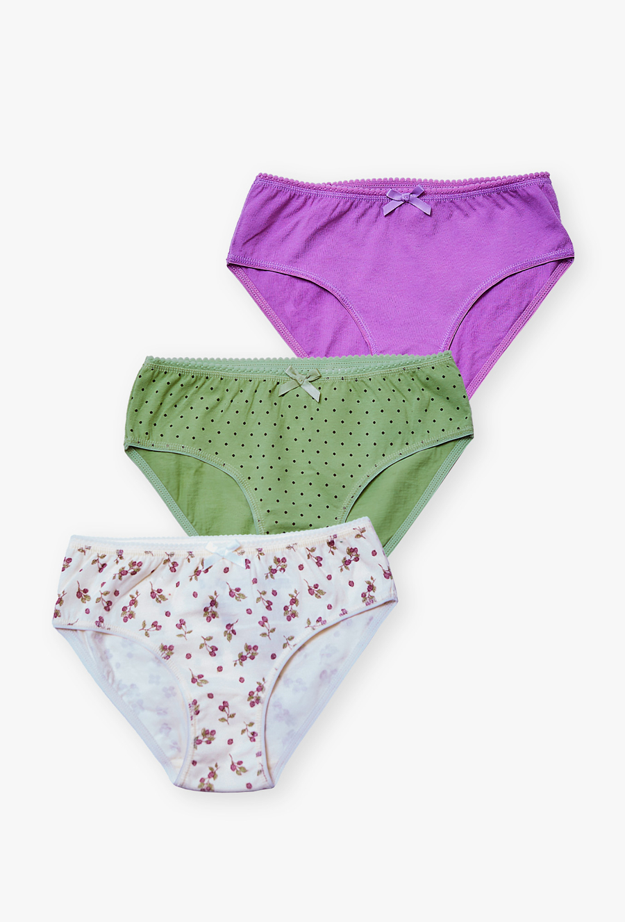 Kolorowe majtki dla dziewczynki 3-pak