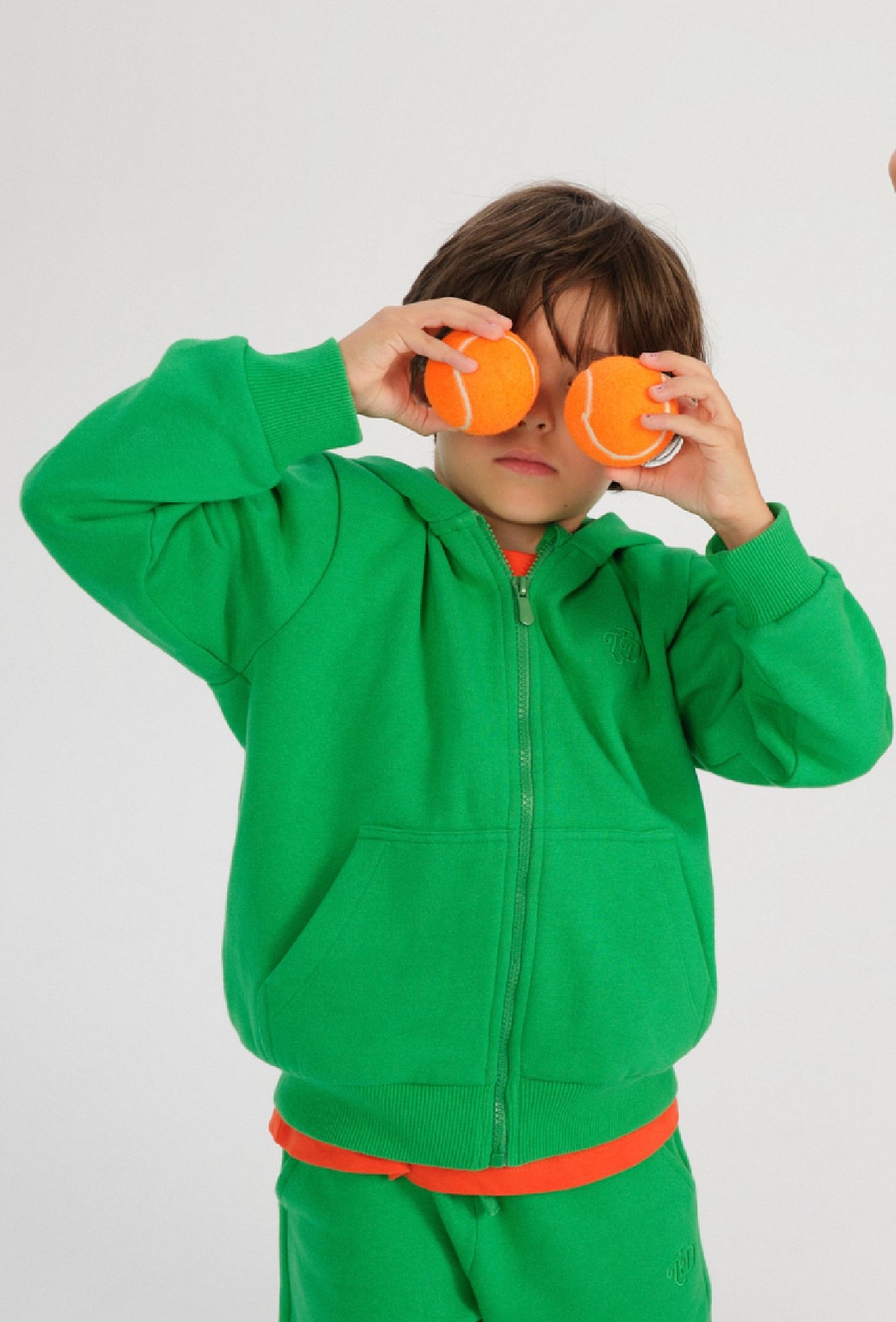 Zielona rozpinana bluza dresowa z kapturem - Limited Edition