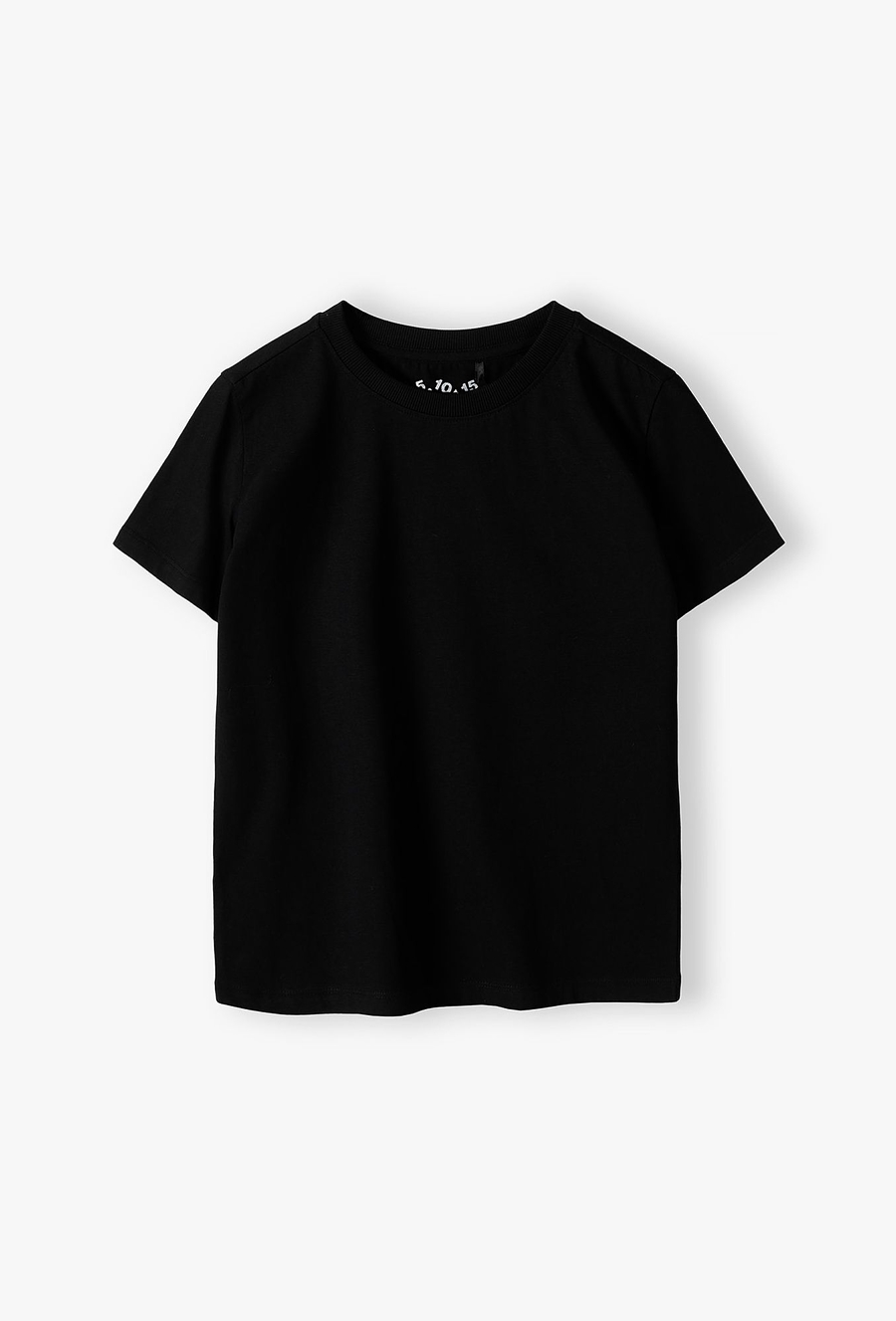 Czarny bawełniany t-shirt - Basic - 510.15.