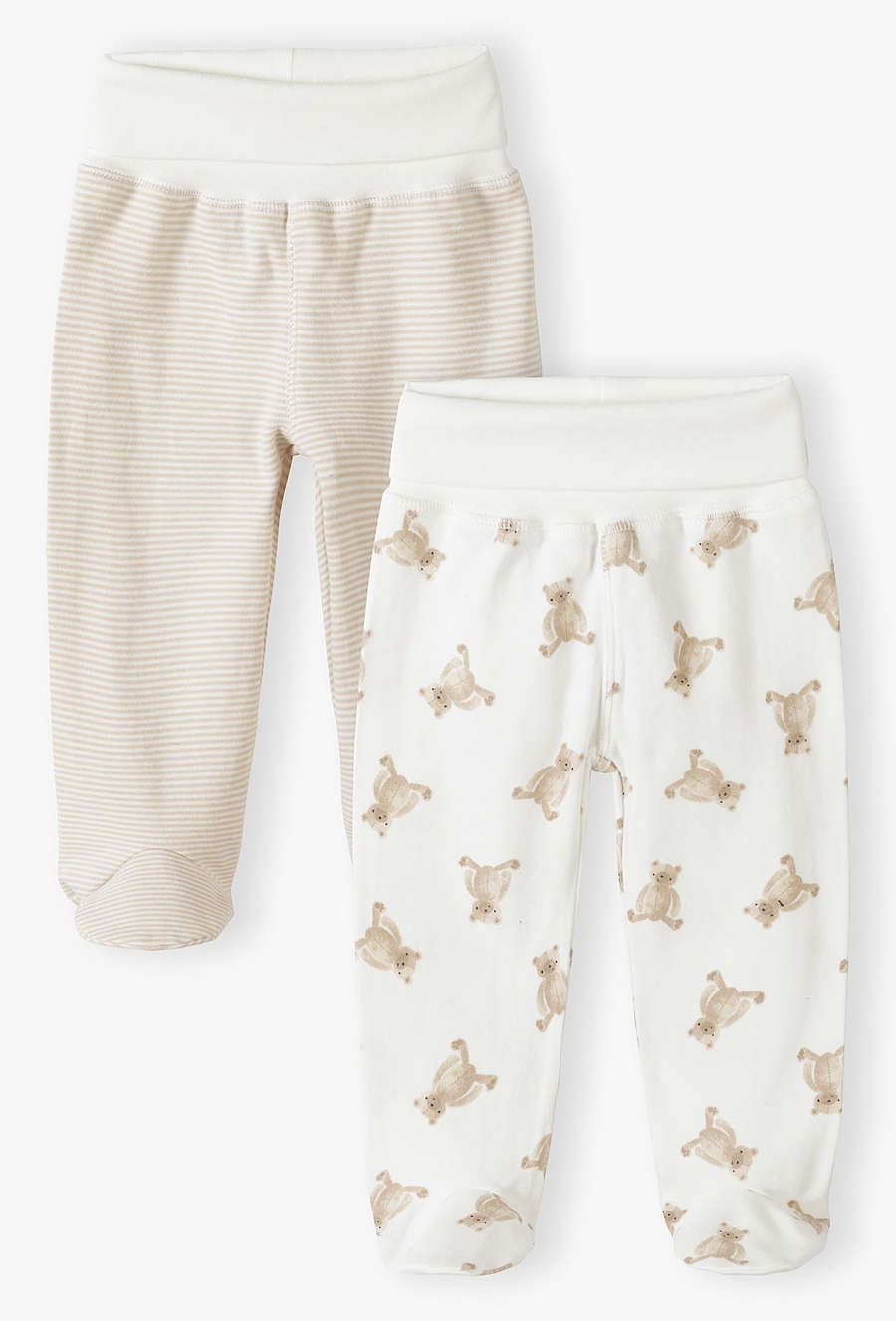 Komfortowe półśpioszki niemowlęce - 2-pak