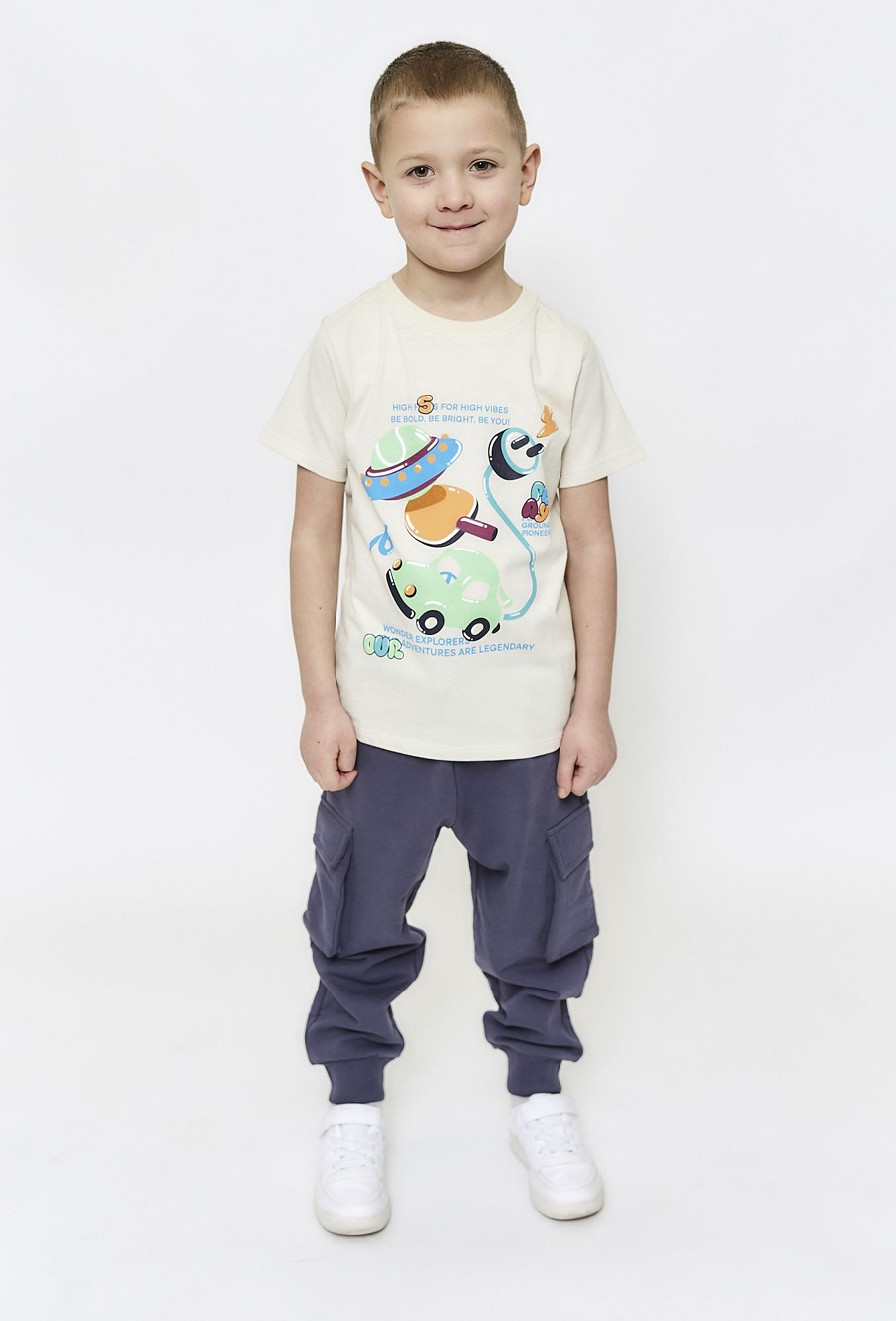 T-shirt chłopięcy z nadrukiem