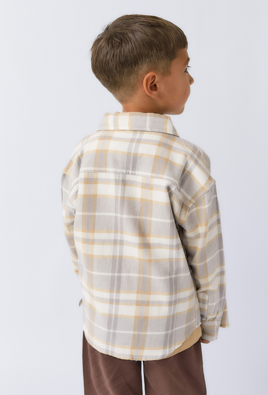 Koszula chłopięca w atę z długim rękawem