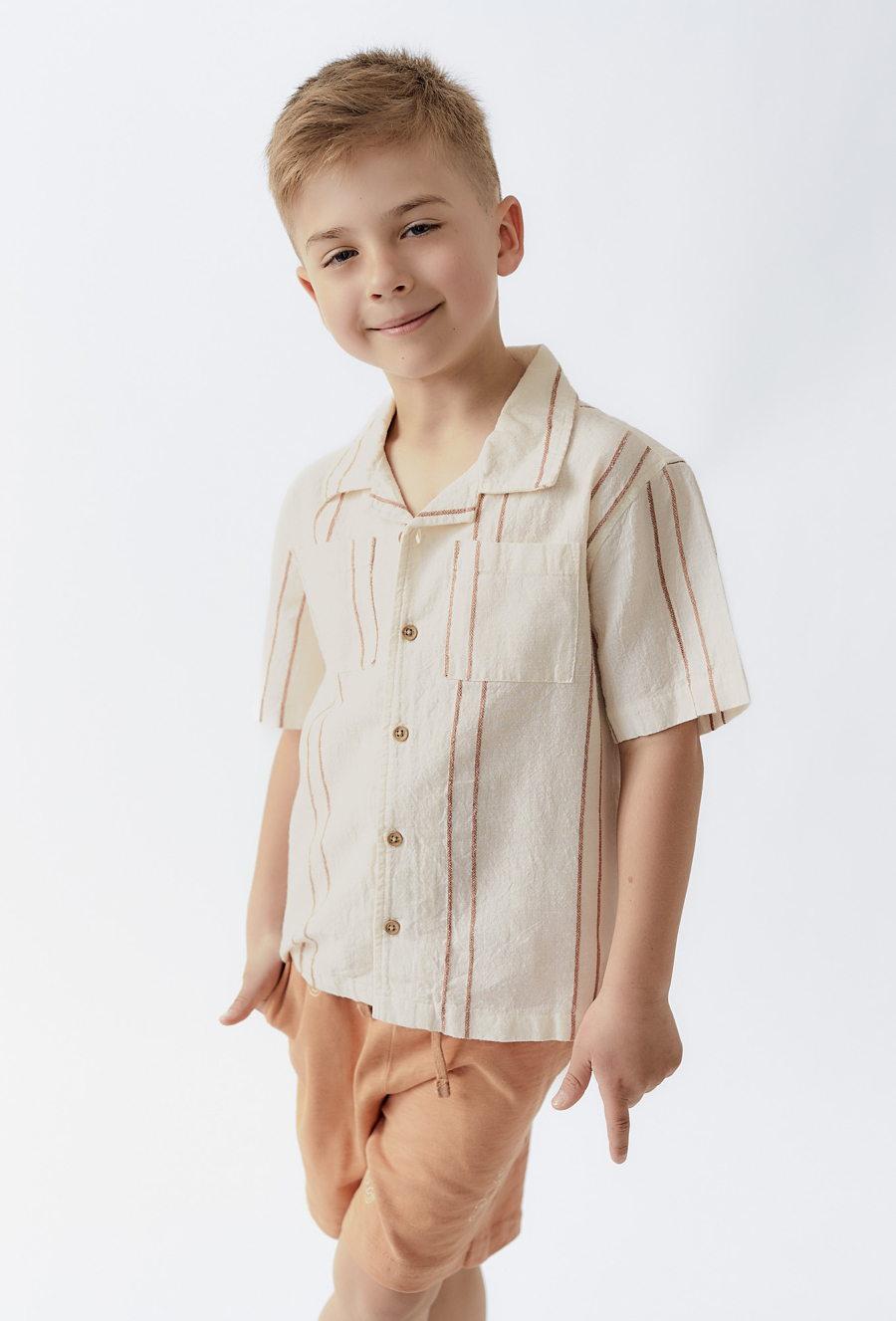 Koszula chłopięca z ótkim rękawem