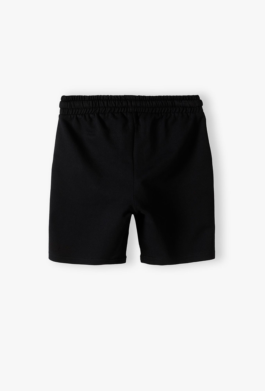 Spodenki gimnastyczne dzianinowe basic - czarne