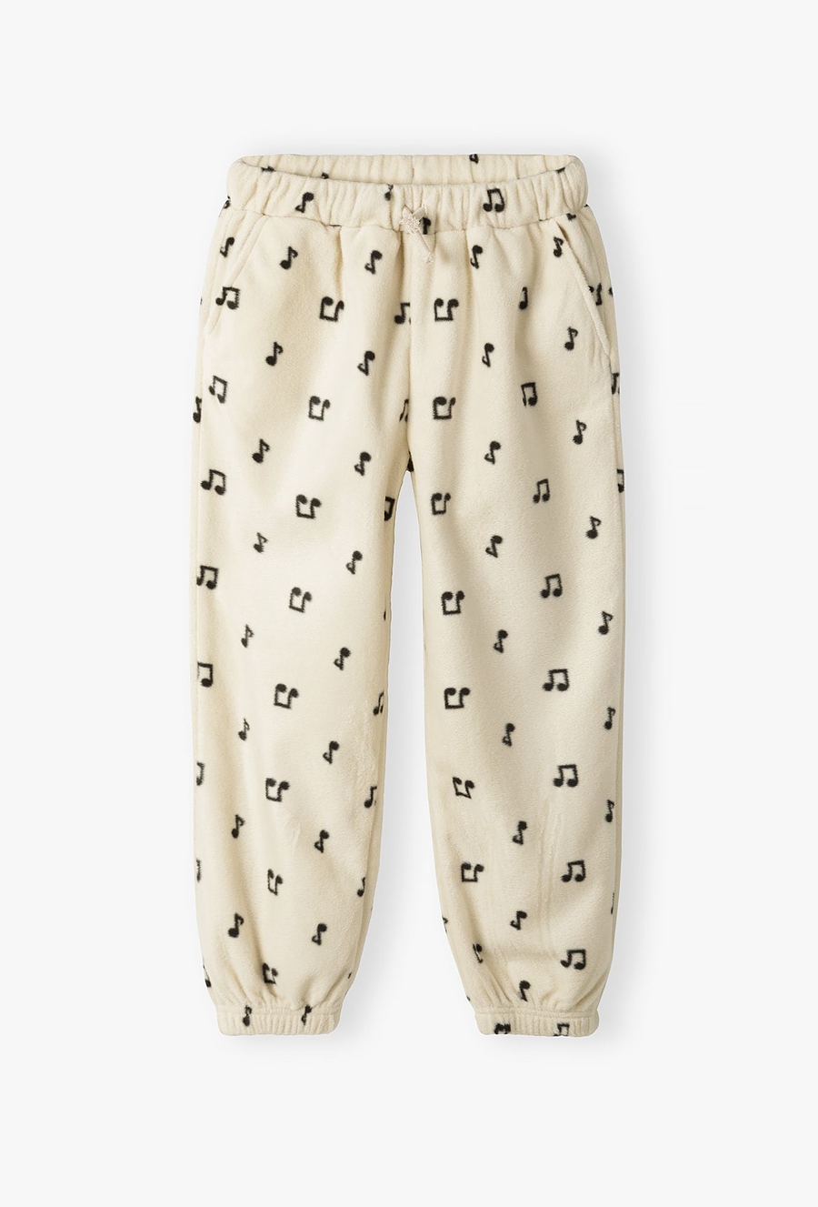 Beżowe polarowe spodnie dresowe - 5.10.15.