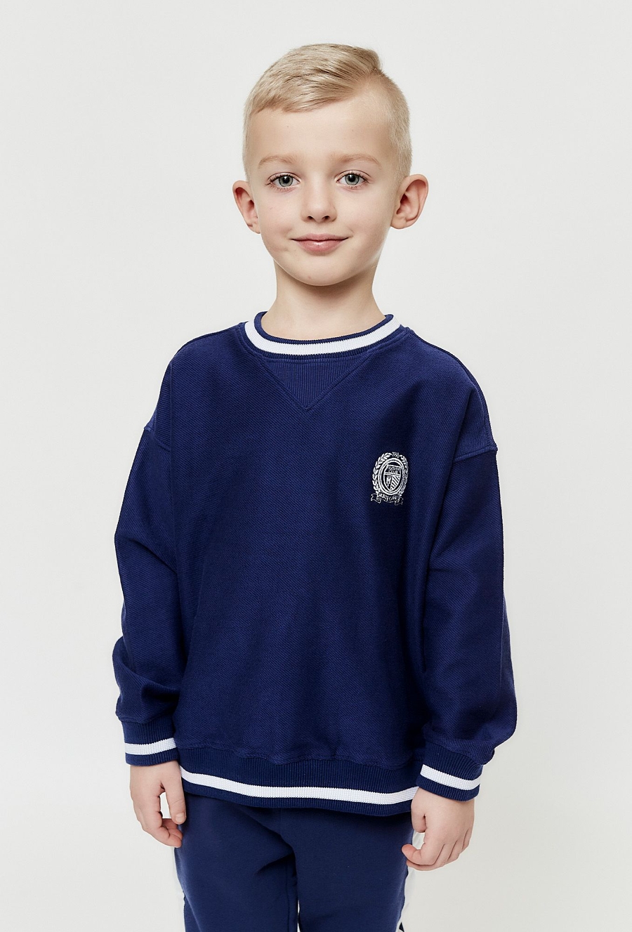 Granatowa bluza dresowa z bawełny - Limited Edition