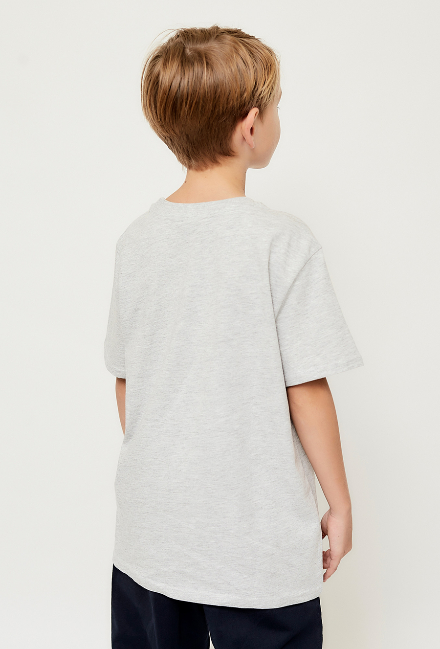 Szary T-shirt chłopięcy - University