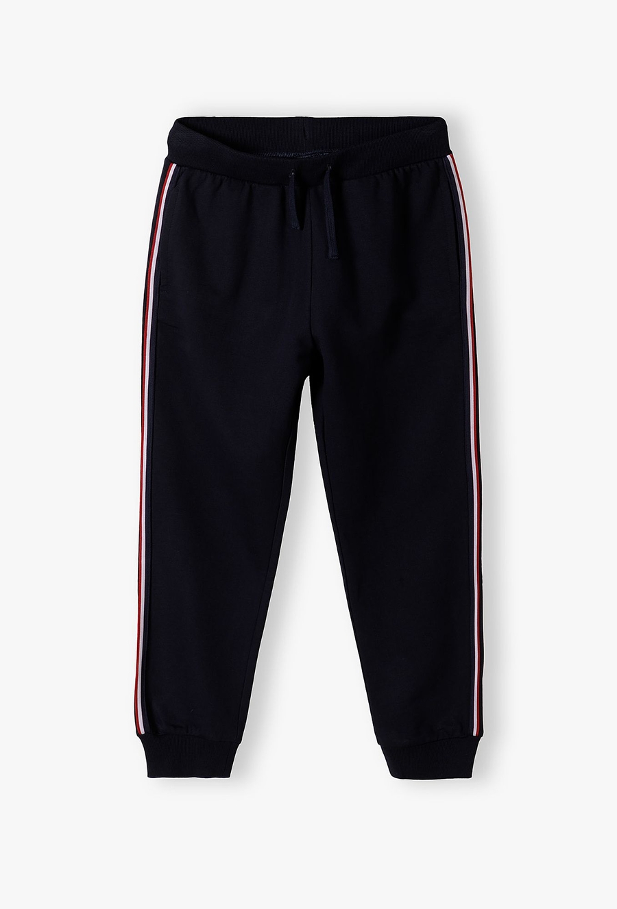 Granatowe spodnie dresowe dla chłopca - regular - Lincoln&Sharks
