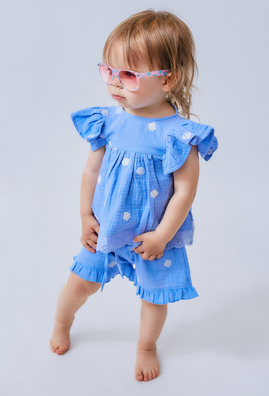 Miękkie bawełniane szorty dla niemowlaka