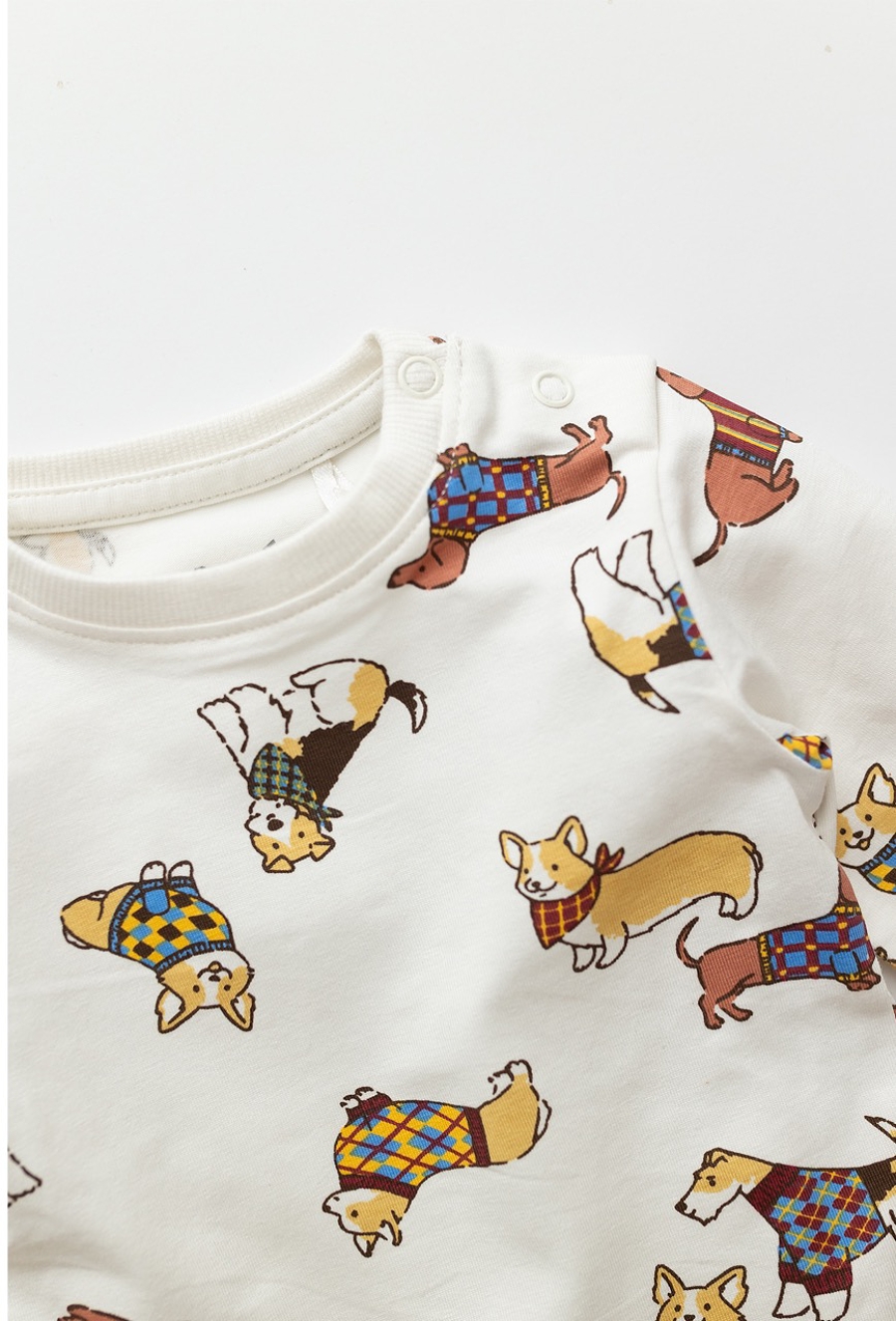 Body chłopięce z długim rękawem i nadrukiem