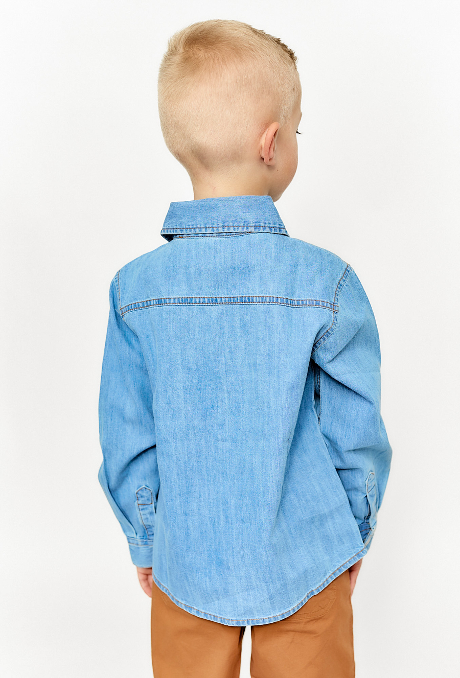 Koszula jeansowa z długim rękawem