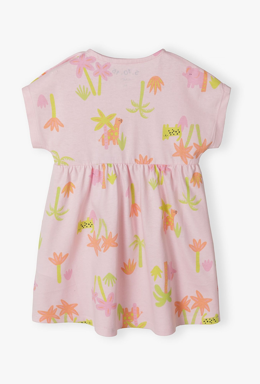 Kolorowa bawełniana sukienka na lato dla niemowlaka - 510.15.