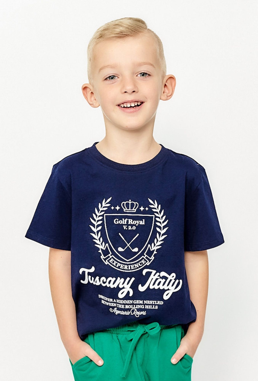 Tshirt chłopięcy z nadrukiem