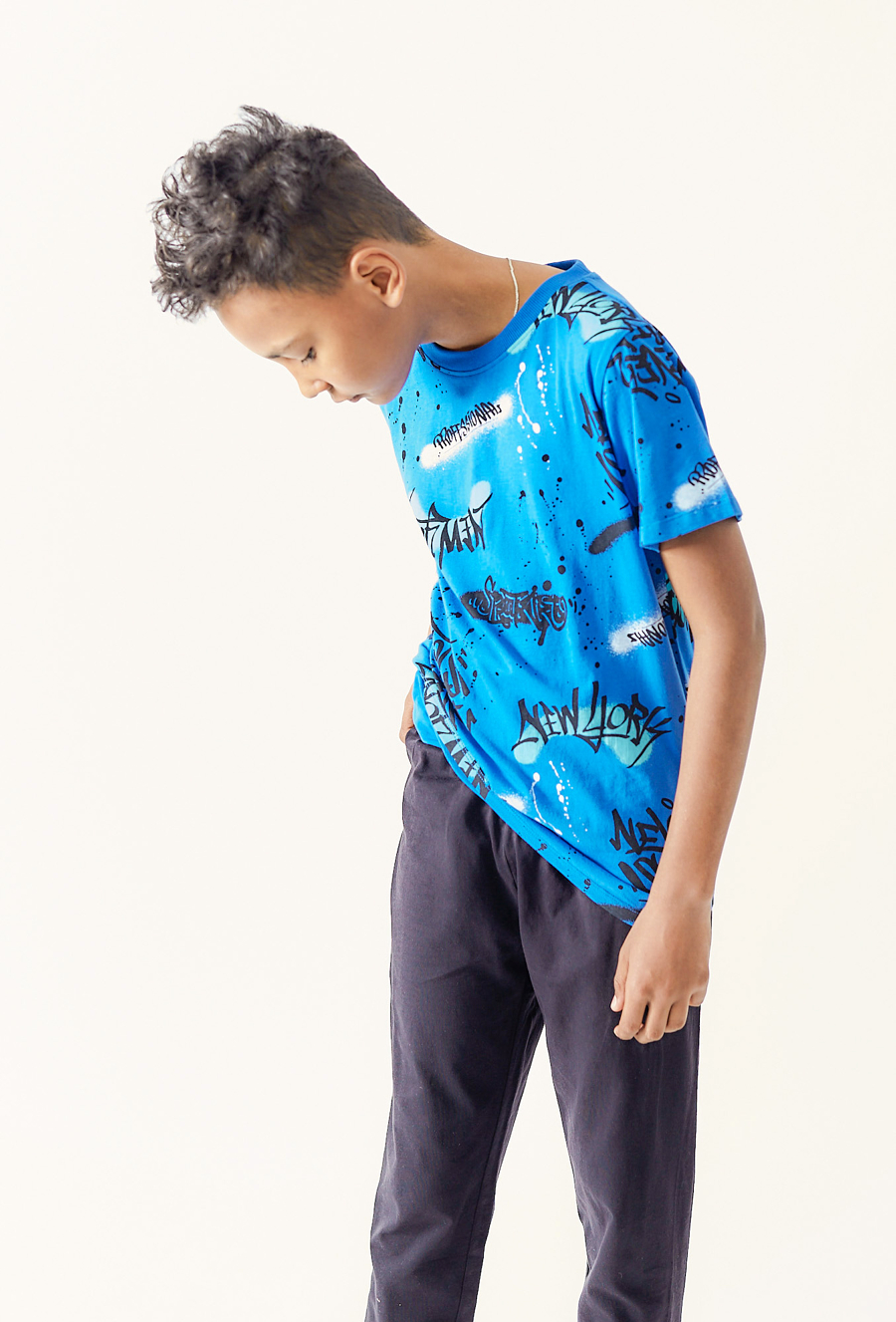 Bawełniana piżama z nadrukiem