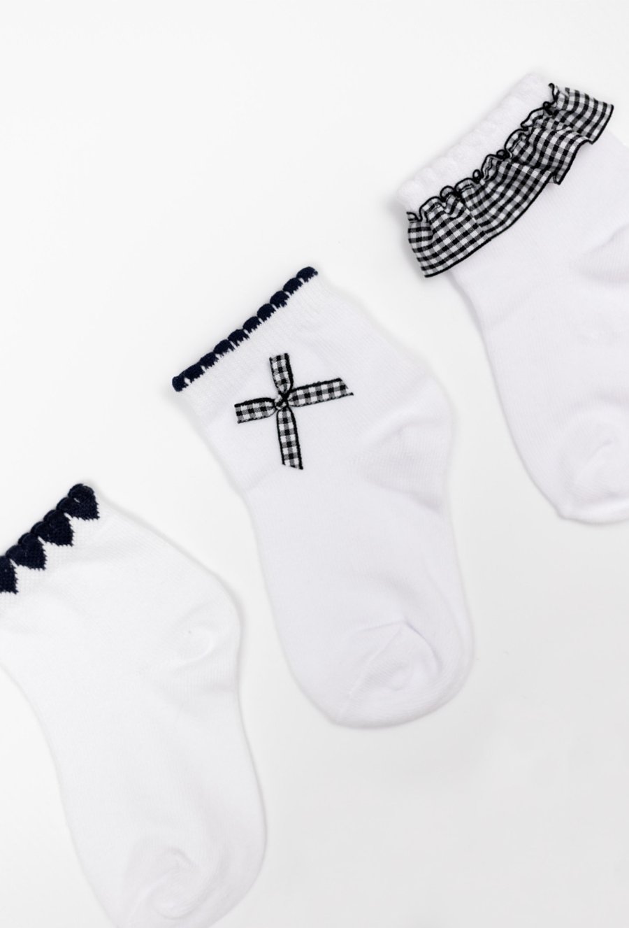 Skarpetki dziewczęce 3-pak