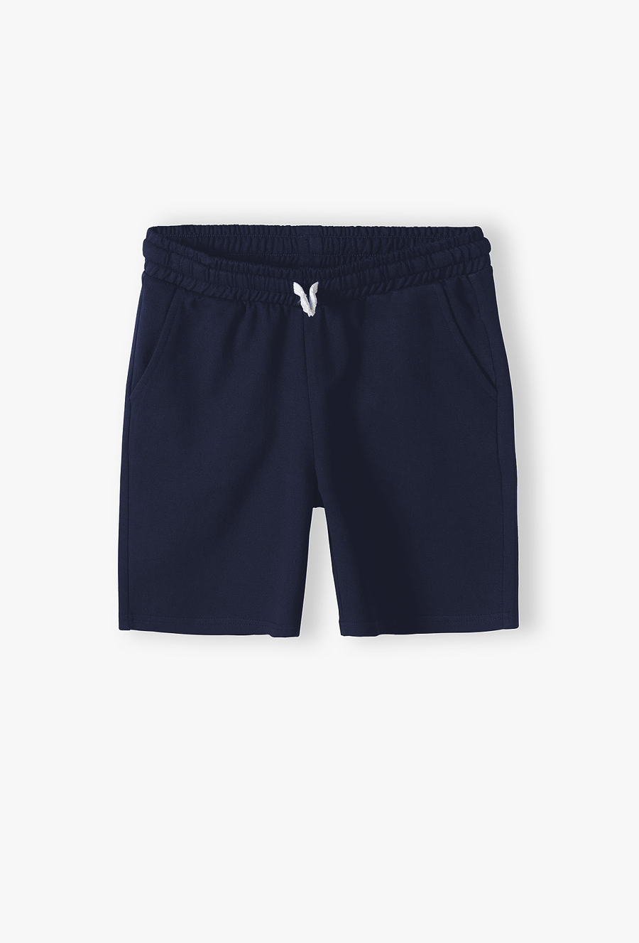 Granatowe proste szorty chłopięce