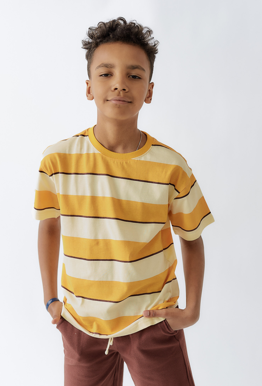 Koszulka w pasy dla chłopca