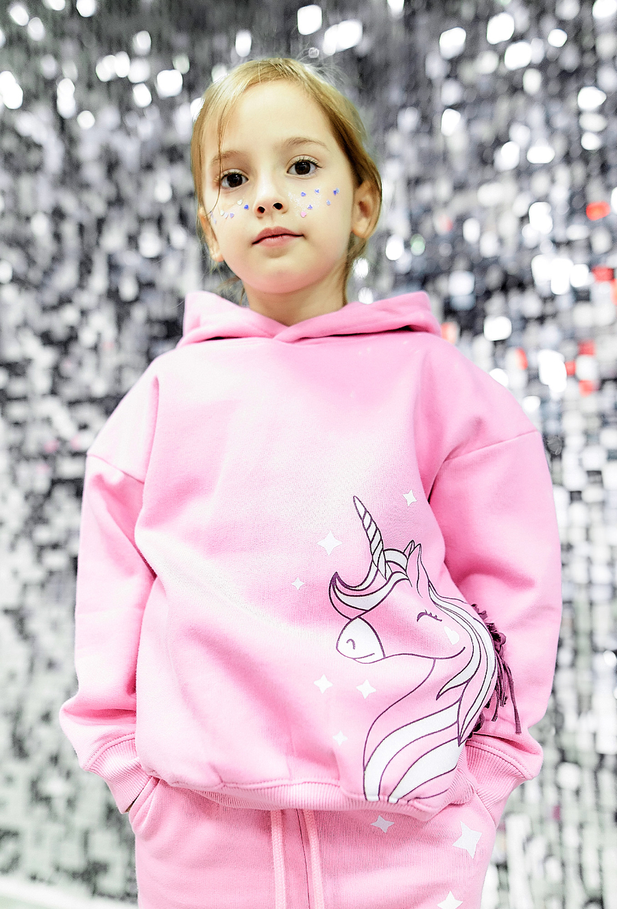 Bluza dziewczęca w jednorożca - 510.15.