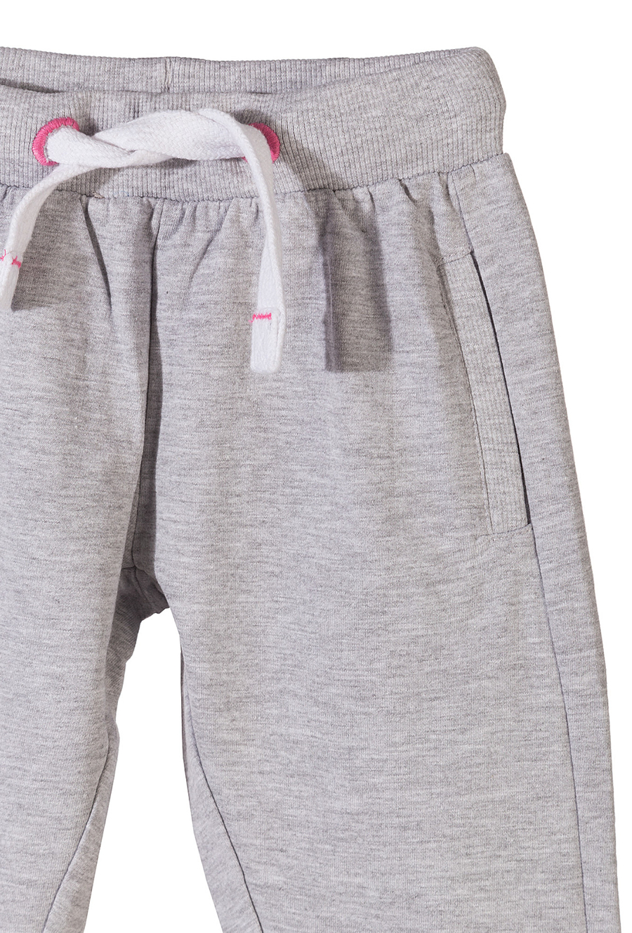 Spodnie dresowe dziewczęce basic - szare