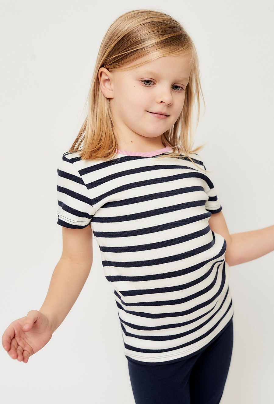 Koszulka dziewczęca w paski
