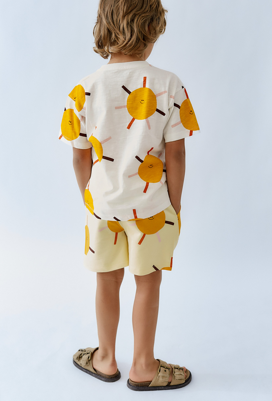 Bawełniane szorty z nadrukiem