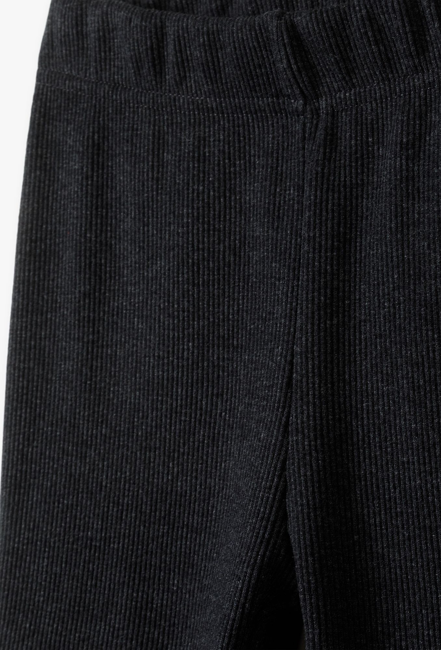 Czarne spodnie dziewczęce - Flare- Limited Edition