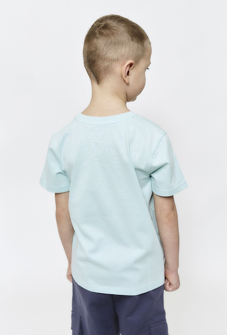 T-shirt chłopięcy z nadrukiem samochodu