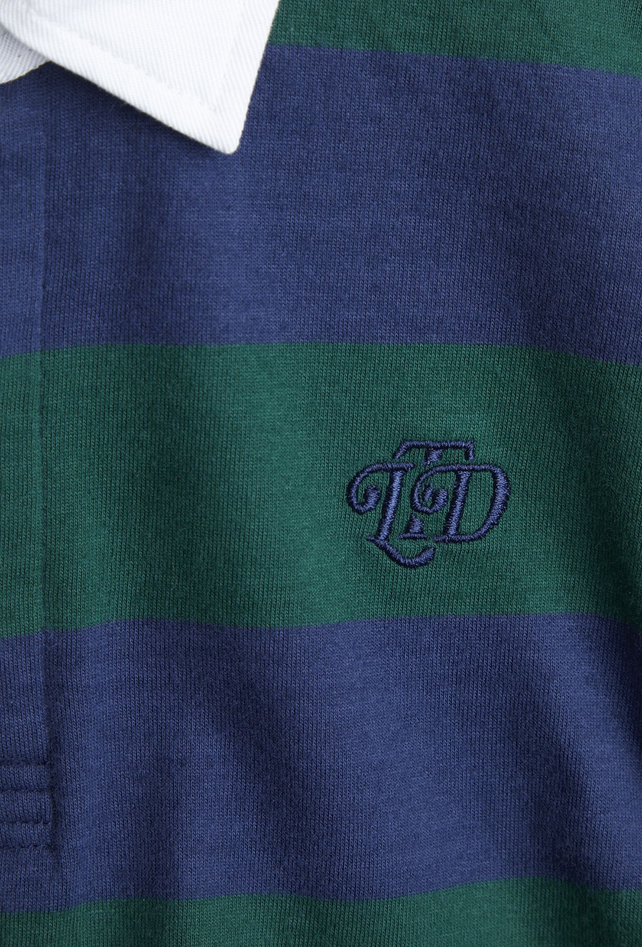 Bluzka w granatowo zielone paski - Limited Edition