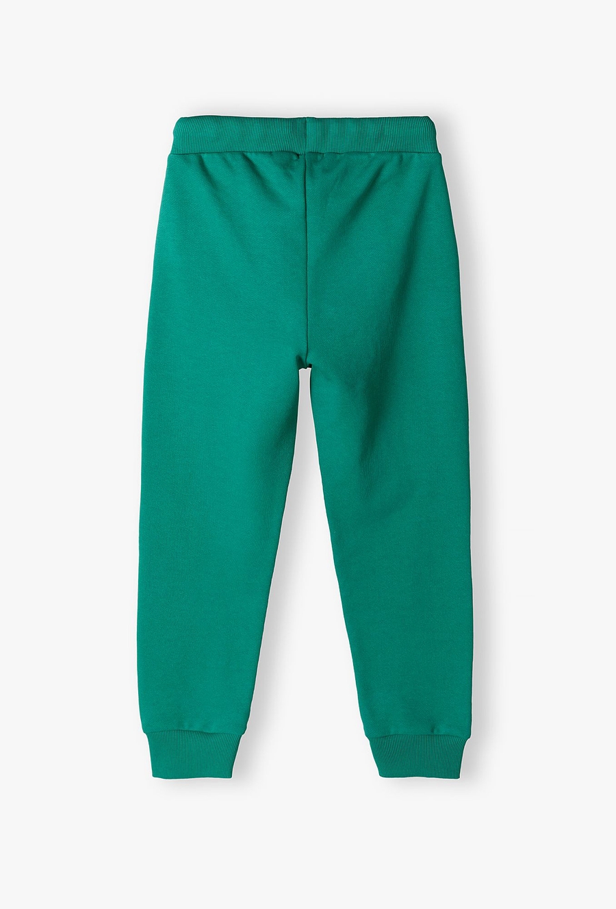 Zielone spodnie dresowe dla małego chłopca