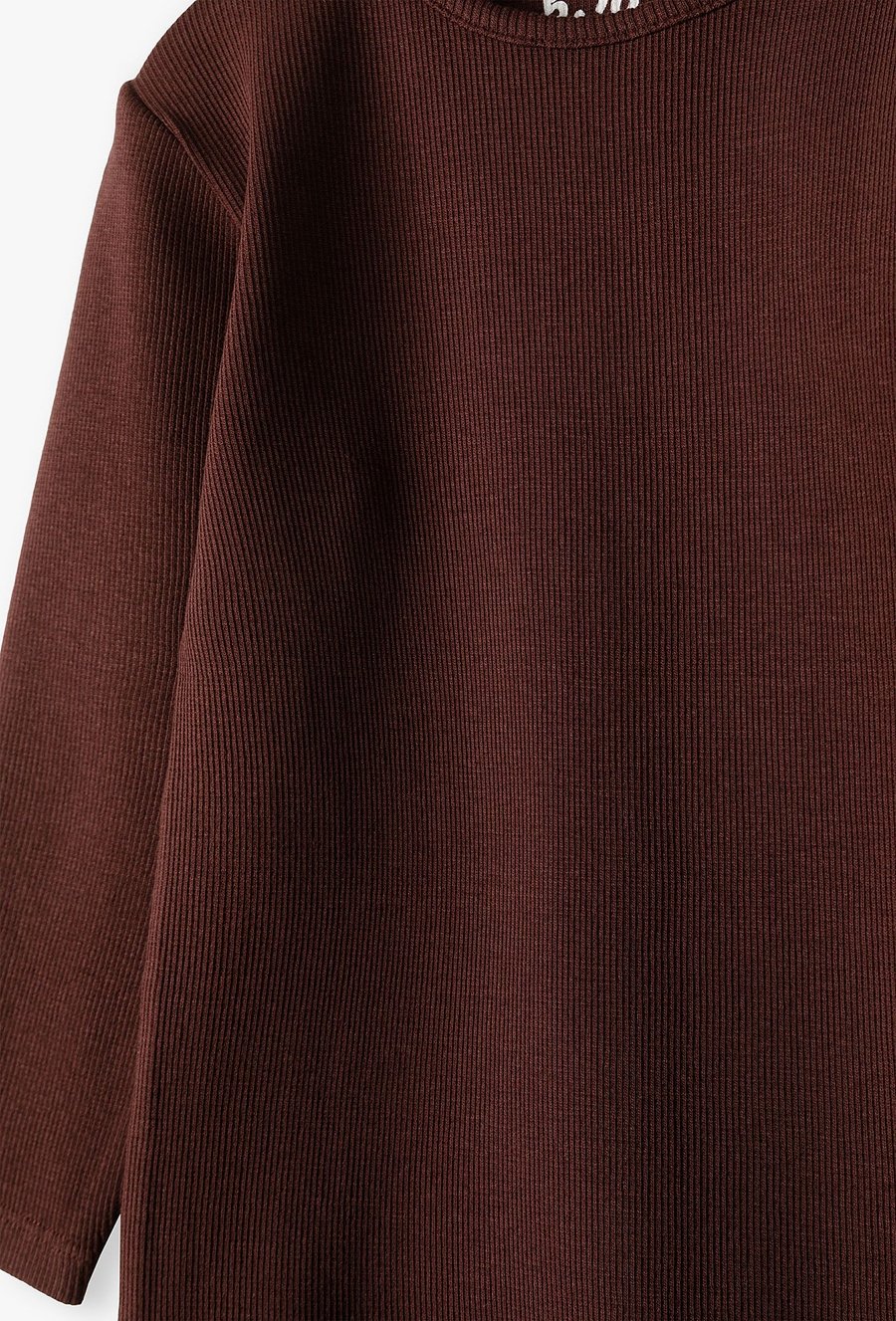 Bordowe Body z długim rękawem