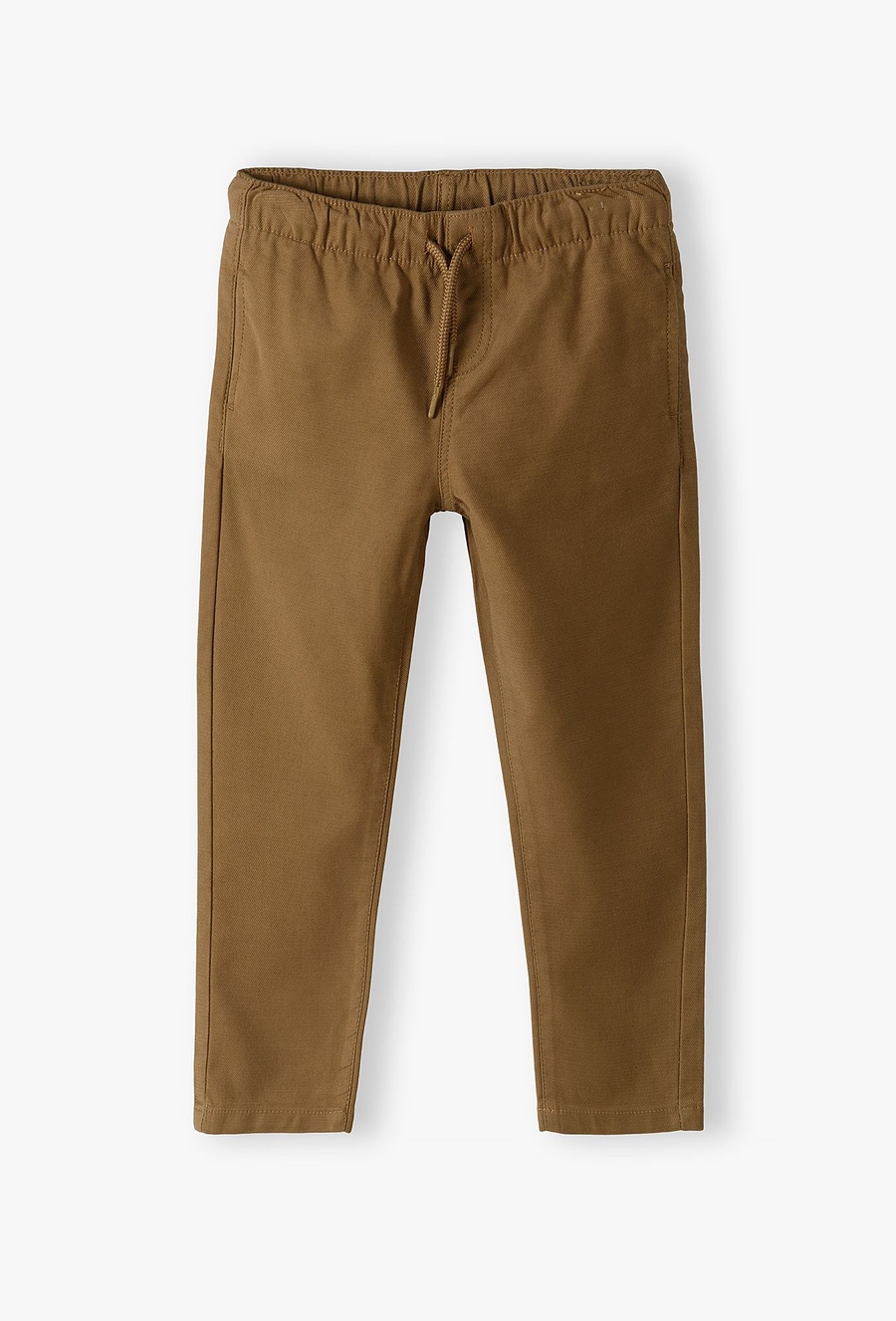 Spodnie chłopięce joggery - brązowe - 510.15.