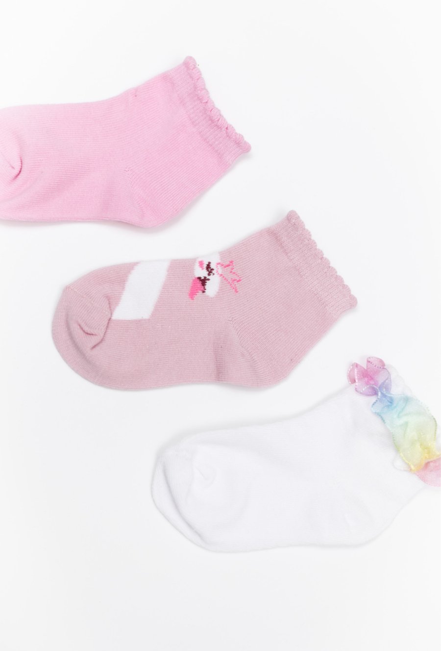3-pak - skarpetki dziewczęce