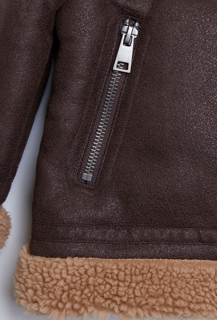 Brązowa ocieplana kurtka dla niemowlaka - Limited Edition