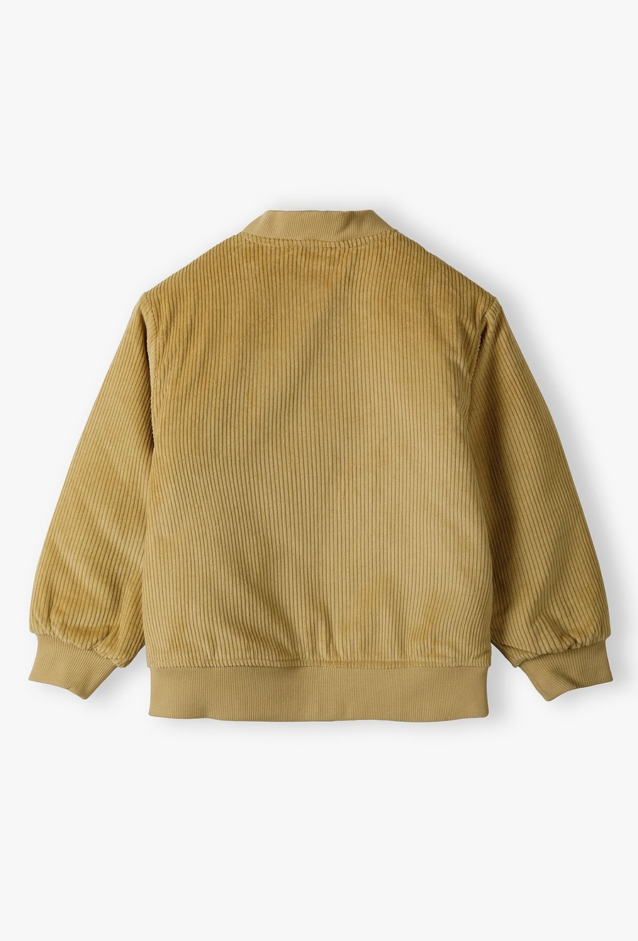 Kurtka przejściowa bomberka z pikowana podpinką - brązowa