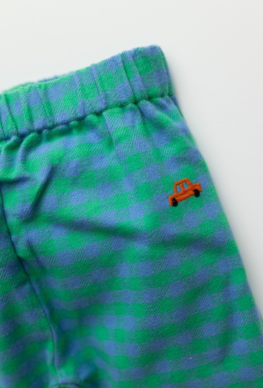 Niebieskie haremki chłopięce w atkę – Limited Edition